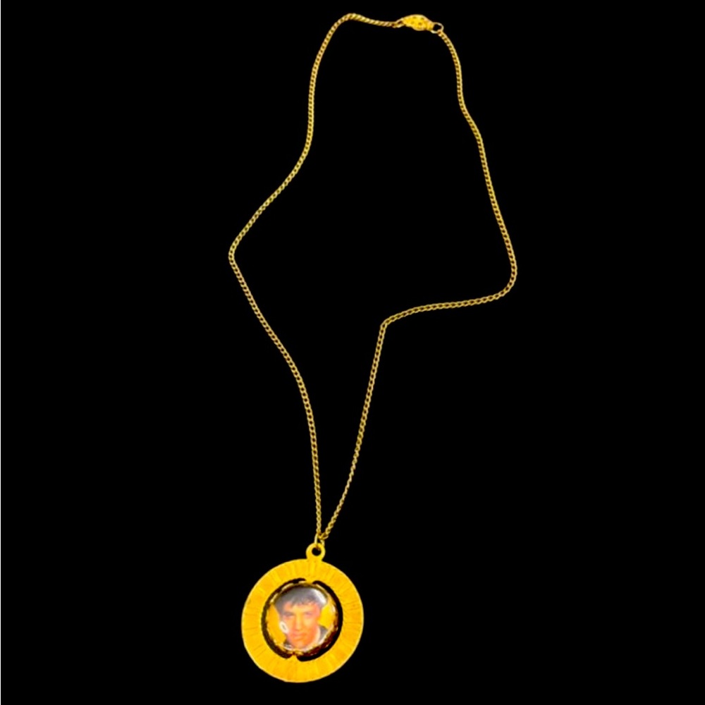 Elvis Presley rotating pendant Necklace